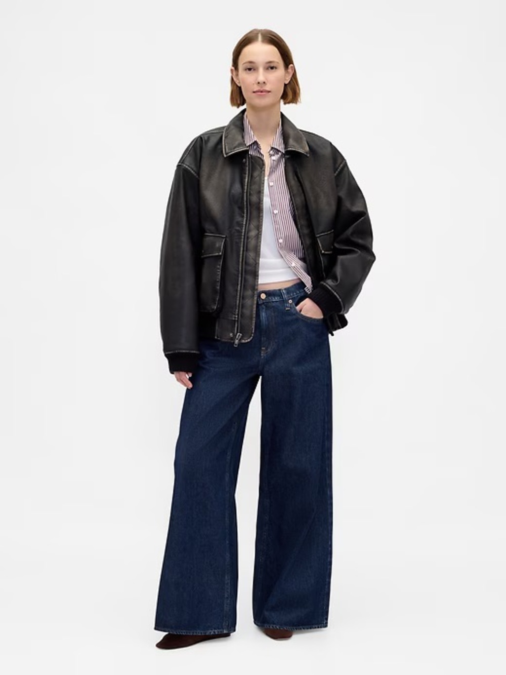 GAP Low Slung Extra Baggy Jeans NWT Size 27/4 Petite